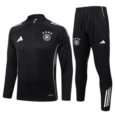 Germany Training Suit 2025 2026 Black White