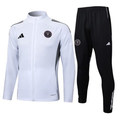 Inter Miami Tracksuit Jacket 2025 2026 White Black