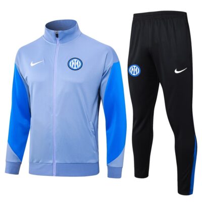 Inter Milan Tracksuit Jacket 2024 2025 Sky Blue