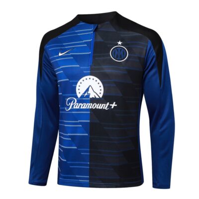 Alternative view of Inter Milan Training Tracksuit 2024 2025 Blue Black