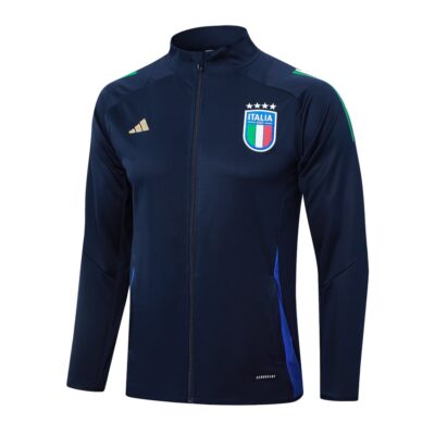 Alternative view of Italy Tracksuit Jacket 2024 2025 Dark Blue