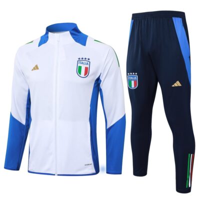 Italy Tracksuit Jacket 2024 2025 White