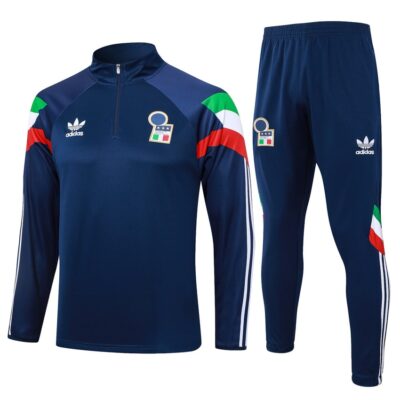 Italy Training Suit 2024 2025 Light Blue