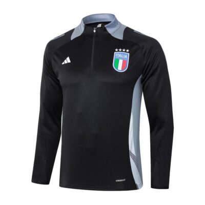 Alternative view of Italy Training Tracksuit 2024 2025 Black