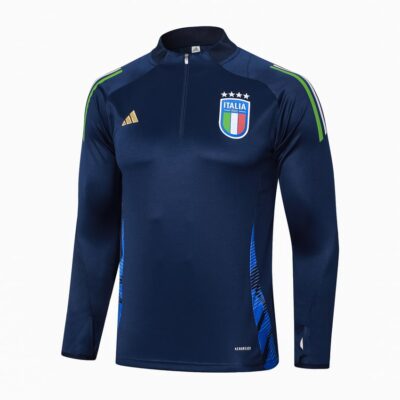 Alternative view of Italy Training Tracksuit 2024 2025 Blue