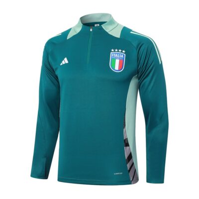 Alternative view of Italy Training Tracksuit 2024 2025 Green