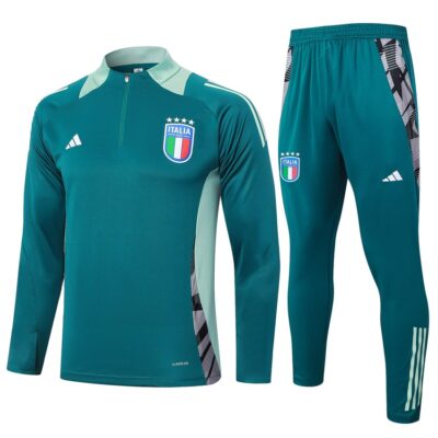 Italy Training Tracksuit 2024 2025 Green