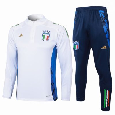 Italy Training Tracksuit 2024 2025 White