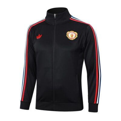 Alternative view of Manchester United Tracksuit Jacket 2024 2025 Black Dark