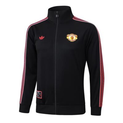 Alternative view of Manchester United Tracksuit Jacket 2024 2025 Black Night