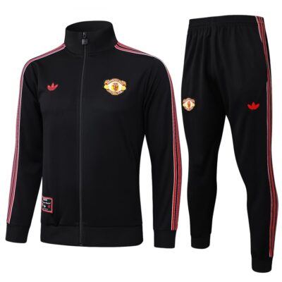 Manchester United Tracksuit Jacket 2024 2025 Black Night