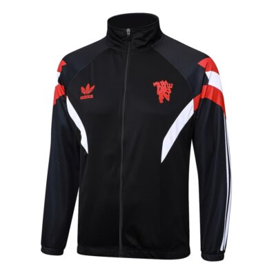 Alternative view of Manchester United Tracksuit Jacket 2024 2025 Dark Black