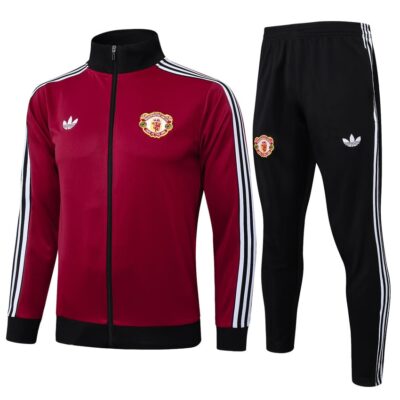 Manchester United Tracksuit Jacket 2024 2025 Red