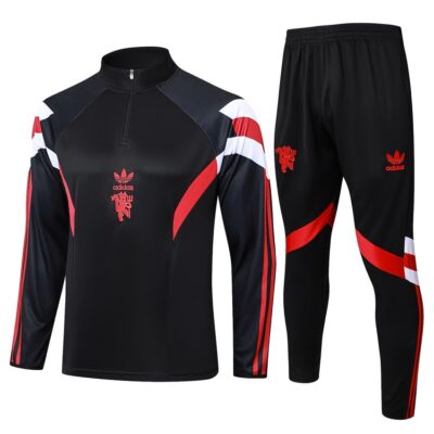 Manchester United Training Suit 2024 2025 Charcoal Black