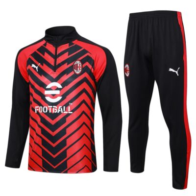 Milan AC Training Tracksuit 2023 2024 Red Black