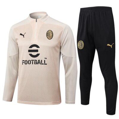 Milan AC Training Tracksuit 2024 2025 Beige