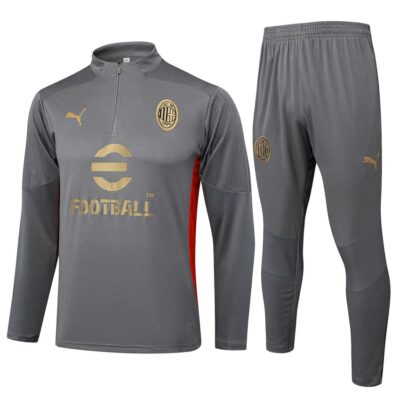 Milan AC Training Tracksuit 2024 2025 Grey