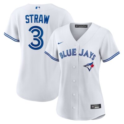 Myles Straw Toronto Blue Jays Women's Home Replica Jersey - White