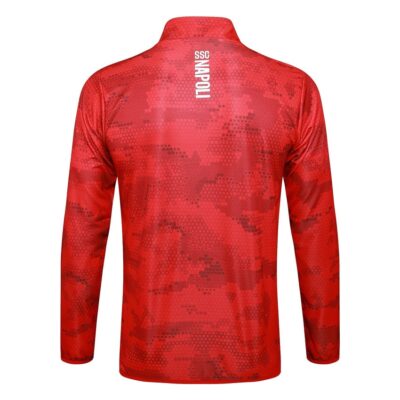 Naples Tracksuit Jacket 2024 2025 Red - Image 3