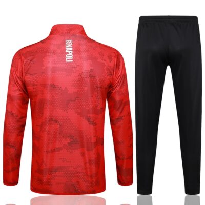 Naples Tracksuit Jacket 2024 2025 Red - Image 4