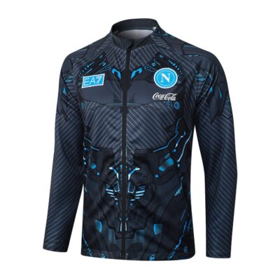 Alternative view of Naples Tracksuit Jacket 2025 2026 Black Pattern