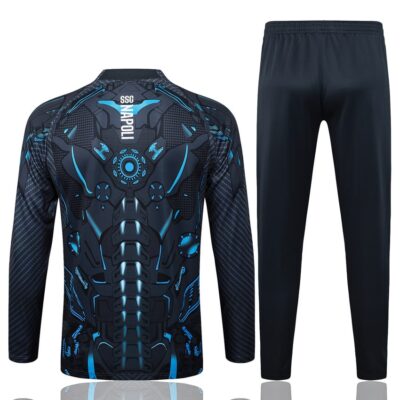 Naples Tracksuit Jacket 2025 2026 Black Pattern - Image 4