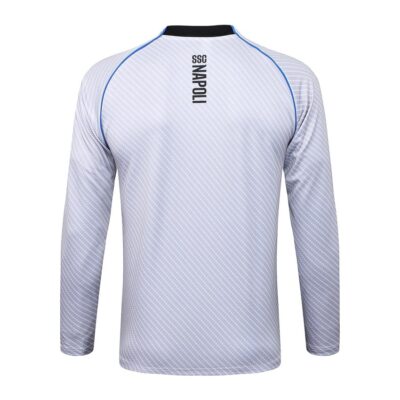 Naples Tracksuit Jacket 2025 2026 White - Image 3