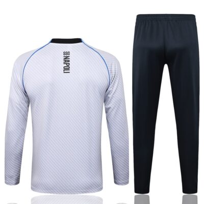 Naples Tracksuit Jacket 2025 2026 White - Image 4