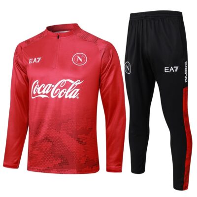 Naples Training Tracksuit 2024 2025 Red
