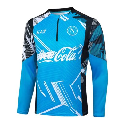 Alternative view of Naples Training Tracksuit 2024 2025 Sky Blue