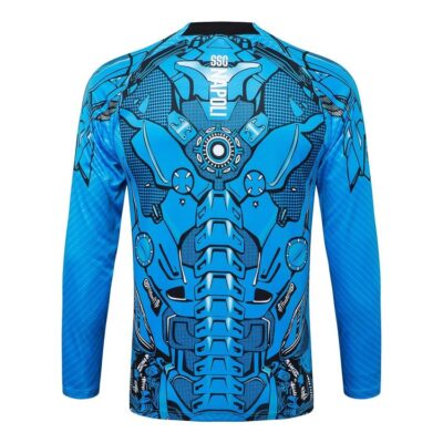 Naples Training Tracksuit 2025 2026 Blue Pattern - Image 3