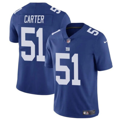 New York Giants #51 Abdul Carter Blue 2025 Vapor Untouchable Limited Football Stitched Jersey