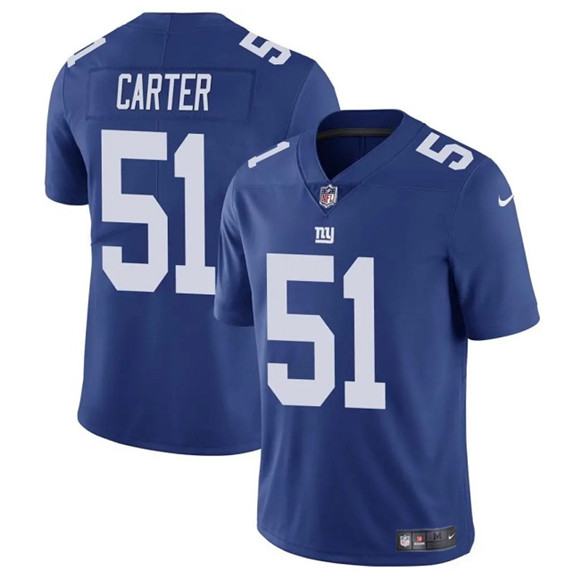 New York Giants #51 Abdul Carter Blue 2025 Vapor Untouchable Limited Football Stitched Jersey