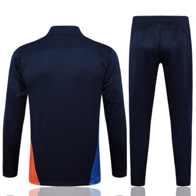 Olympique Marseille Training Tracksuit 2024 2025 Dark Blue - Image 4
