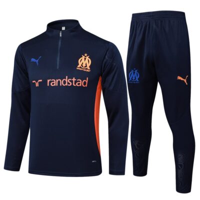 Olympique Marseille Training Tracksuit 2024 2025 Dark Blue