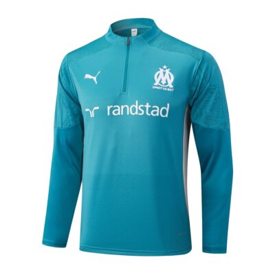 Alternative view of Olympique Marseille Training Tracksuit 2024 2025 Green