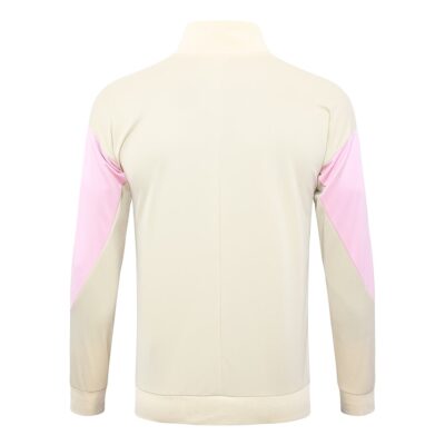PSG Tracksuit Jacket 2024 2025 Beige - Image 3