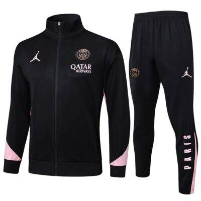PSG Tracksuit Jacket 2024 2025 Black Pink