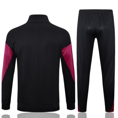 PSG Tracksuit Jacket 2024 2025 Black Red - Image 4