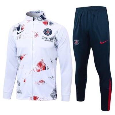 PSG Tracksuit Jacket 2024 2025 White