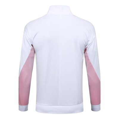 PSG Tracksuit Jacket 2024 2025 White Pink - Image 3