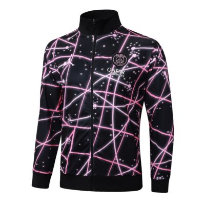 Alternative view of PSG Tracksuit Jacket 2025 2026 Black Pink