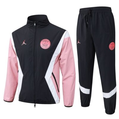 PSG Tracksuit Jacket 2025 2026 Dark Black