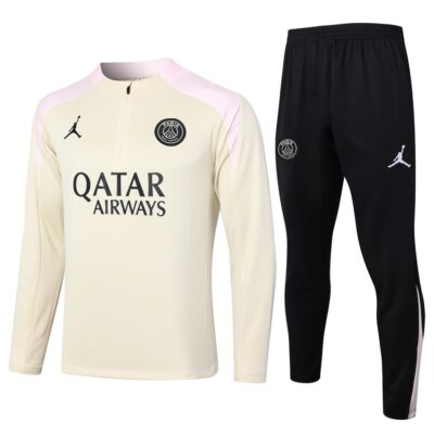 PSG Training Tracksuit 2024 2025 Beige