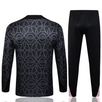 PSG Training Tracksuit 2024 2025 Black Pattern - Image 4
