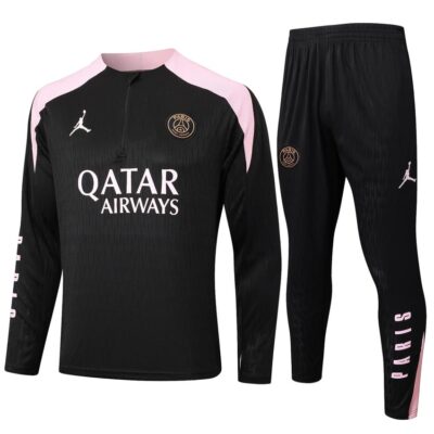 PSG Training Tracksuit 2024 2025 Black Pink