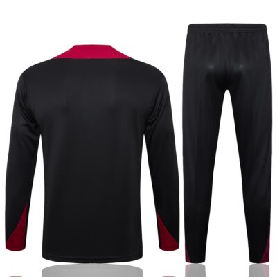 PSG Training Tracksuit 2024 2025 Black Red - Image 4