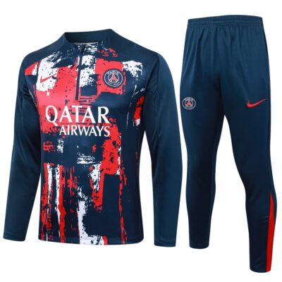 PSG Training Tracksuit 2024 2025 Blue Red