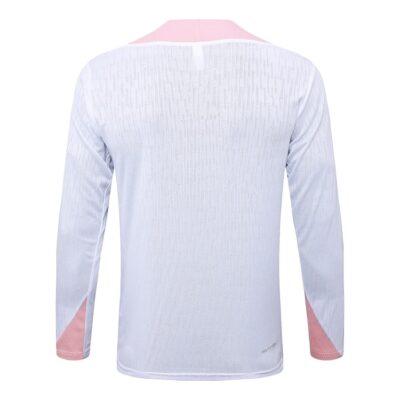 PSG Training Tracksuit 2024 2025 White Pink - Image 3