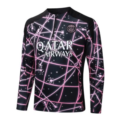 Alternative view of PSG Training Tracksuit 2025 2026 Black Pink
